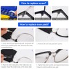 HQVOIC Kit de herramientas de reparación de gafas magnéticas todo
