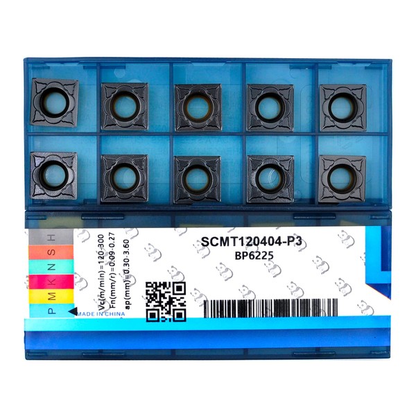 CDBP CNC Carbide Inserts SCMT 431 SCMT120404-MD for Metal Cutting