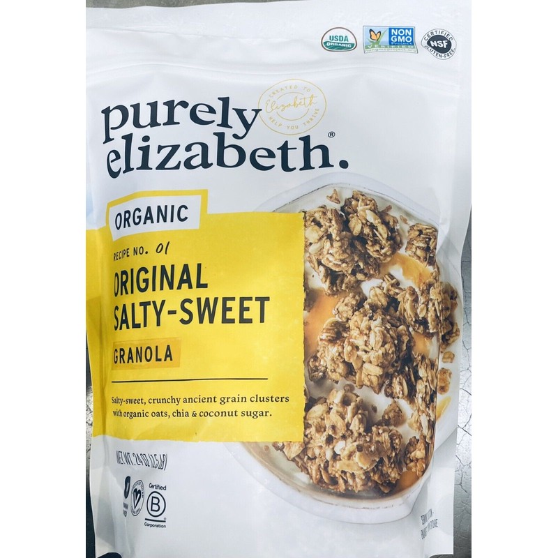 Purely Elizabeth ORGANIC Original SALTY SWEET Ancient Grain Granola 24
