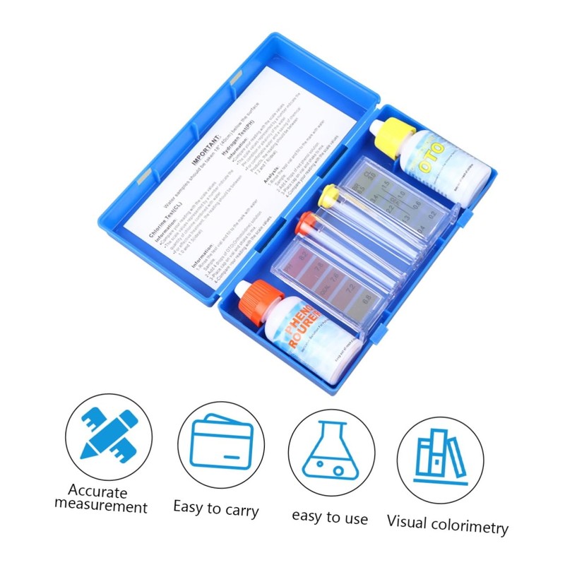 Kisangel 1set Pool Test Reagent for Accurate Spa Water Chemistry