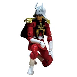 G.M.G. COLLECTION 02 Mobile Suit Gundam Principal Force of Zeon Char Aznable, Approx. 3.9 inches (100 mm), PVC Pre-painted Action Figure
