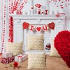 Valentine's Day Pillow Covers, Set of 2 Soft Plush Short