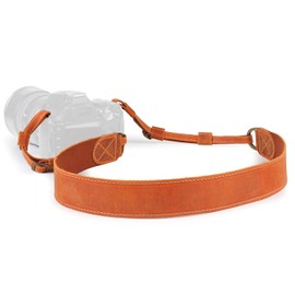 MegaGear MG1999 SLR DSLR Genuine Leather Camel Shoulder or Neck Strap One Size
