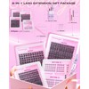 5 Styles Lash Clusters Kit, GLITZ/MANGA/WIWI/BOTTOM Cluster Eyelash Extensions, 3D