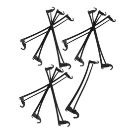 BUGUUYO 10pcs Clothes Hanger Cross Bars Non Slip Hanging Pant Bars for Organizing Suits and Sweaters and Stylish for Use