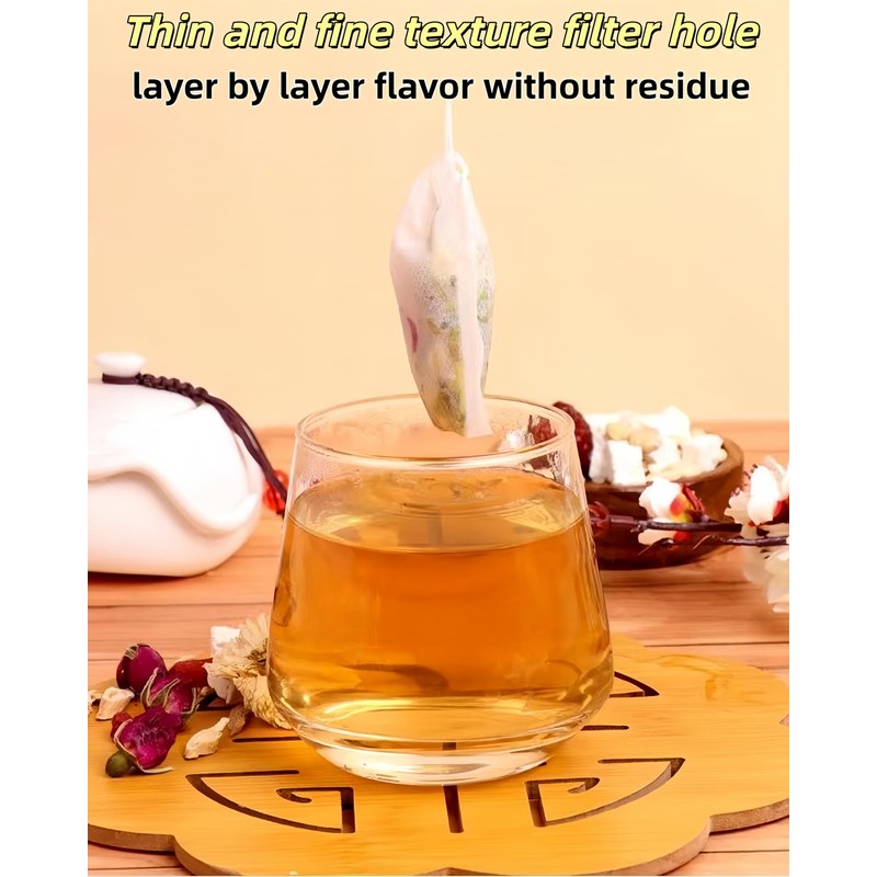 400 PCS Disposable Tea Bags for Loose Leaf Tea-Tea Filter