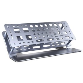 METALALTER Workbench Tool Stand, Small Tool Organiser, Aluminium Alloy, Dark Grey