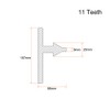 sourcing map Chuck Key 9mm Key 11 Teeth, Fits 1/4"