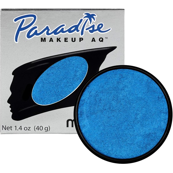 Mehron Makeup Paradise Makeup AQ Face & Body Paint (1.4 oz) (Brillant Azur Dark Blue)