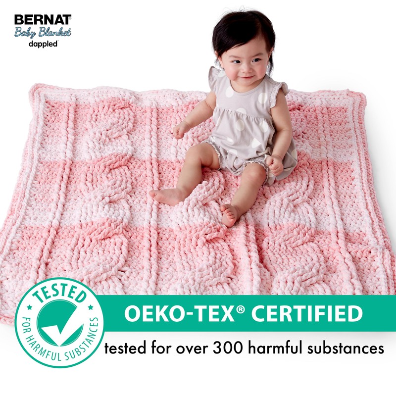 Bernat Baby Blanket Dappled Wandering Blue Yarn - 2 Pack