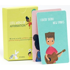 Positive Affirmation Cards For Kids Daily Happiness Confidence Motivational Encouragement For Children Positivity Kindness Gratitude Mindfulness Classroom Activity BYANIKA (Cards)