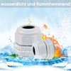 Pack of 20 Cable Glands M16 Adjustable Cable Grommet Waterproof