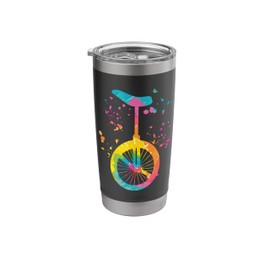 Unicyclist Unicycling Unicycler Colorsplash Unicycle Stainless Steel Insulated Tumbler