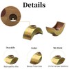 12pcs M6 Half Moon Nuts Washers,Spacer Washer, 6mm Hole Dia