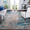 SAFAVIEH Madison Collection MAD440M Modern Boho Abstract Non-Shedding Living Room