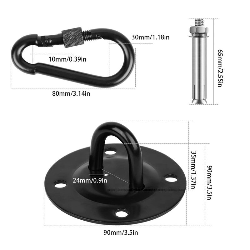Huanmin Swing Attachment 400 kg Load Capacity Hammock Attachment 180°