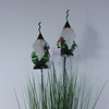 Gnomes On Rods, Connectors and Metal Garden Gnome Gnomes, 2er