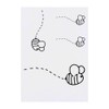 4 x 'Bumble Bee' Temporary Tattoos - Water Resistant, Skin-Safe,