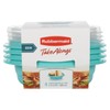 Rubbermaid TakeAlongs 2.9 Cup On the Go Square Food Storage