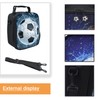 GOXUNYUAN Kids 3D Football Printed Lunch Bags Reusable Cooler Warm