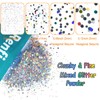 Renfio Holographic Chunky Glitter, 3.5 Oz (100g) Metallic PET Flake
