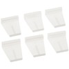 Prime-Line L 5525 Screen Lift Tabs, Universal, White Plastic (6