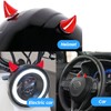 CGEAMDY Pack of 2 Motorcycle Helmet Horns Rubber Motorcycle Helmet