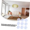 Tofficu 20pcs Double Sided Suction Cups Slip Pads for Glass