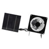 Solar Panel Fan Mini USB Outdoor Portable Cooling Fan Desktop