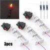 3 Pieces Model Railway N Scale 1:87 Track Signals 2