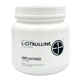 E1P L-Citrulline 600grams (200 Servings) Unflavored, Non-GMO Vegan Fermented, Third-Party Lab Tested. Made with Halal and Kosher Certified Ingredients.