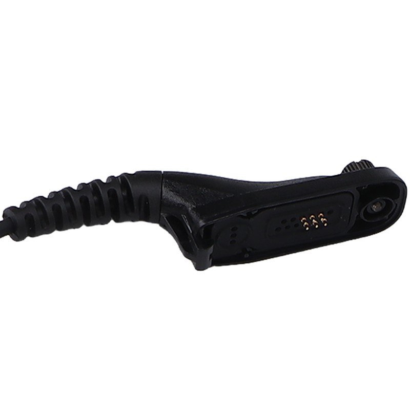 7.1mm Throat Mic Earpiece Retractable Walkie Talkie Headset with U94