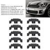 J-ouuo 10pcs Headlight Trim Ring Clip 51132752145 Plastic Front Headlight
