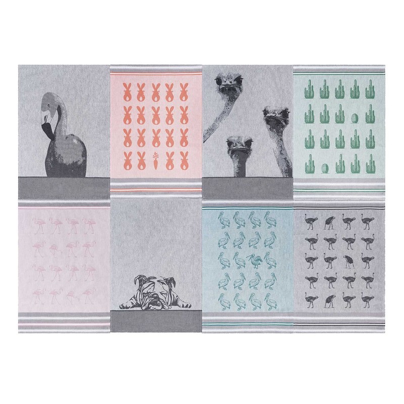 Moon Luxury Pack of 4 Tea Towels Approx. 50 x