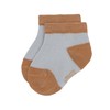 LÄSSIG Children's Trainer Socks Set of 3 Light Blue Caramel
