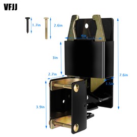 Heavy Duty 2 Way Farm Gate Latch Livestock Cattle Gate Latch, Lockable Two-Way Fence Latch for Metal Gates with Screws,Secure Fence Door Latch Gate Hardware for Outdoor Tube,Ranches,Pastures,Stables