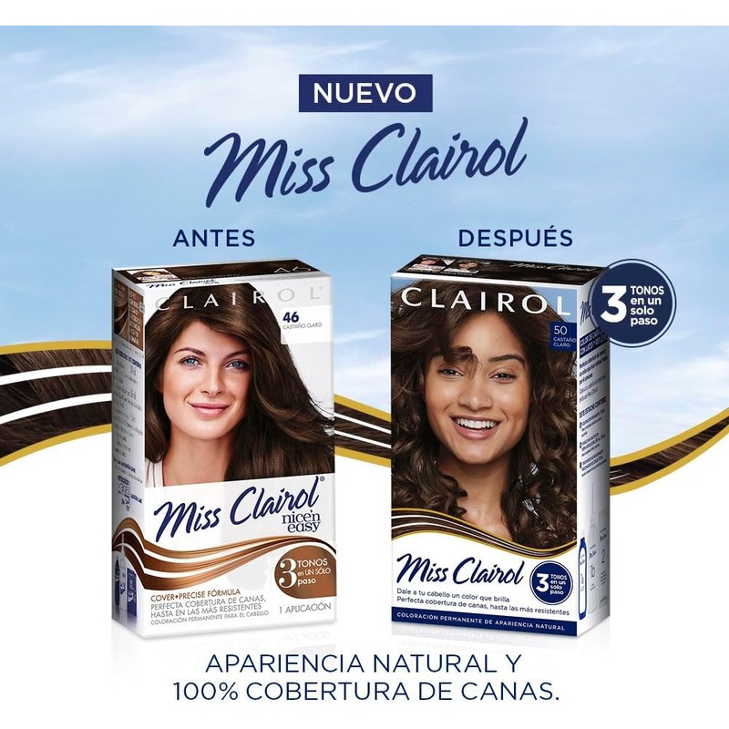 Miss Clairol Tinte Permanente 50 Castaño Claro