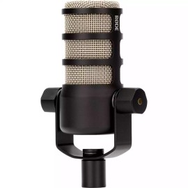 Rode PodMic Dynamic Mic, StreamEye BOOMARM, Closed-Back Headphones, & XLR Cable