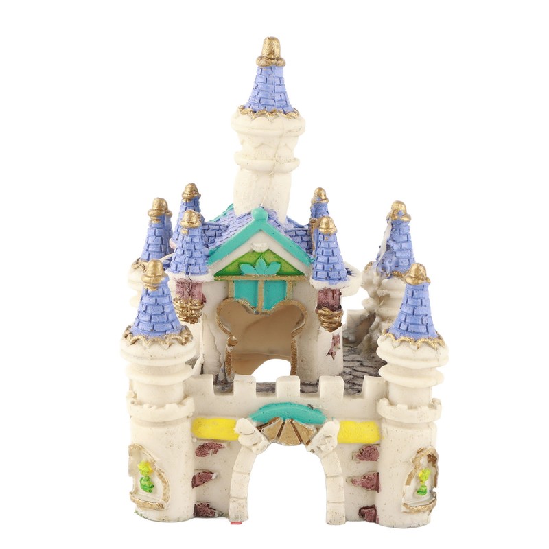 Aquarium Resin Castle Decoration High Simulation Fish Tank Roman Castle