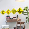Shopping Crossing Sign Zone Xing | Indoor/Outdoor | 12" Tall