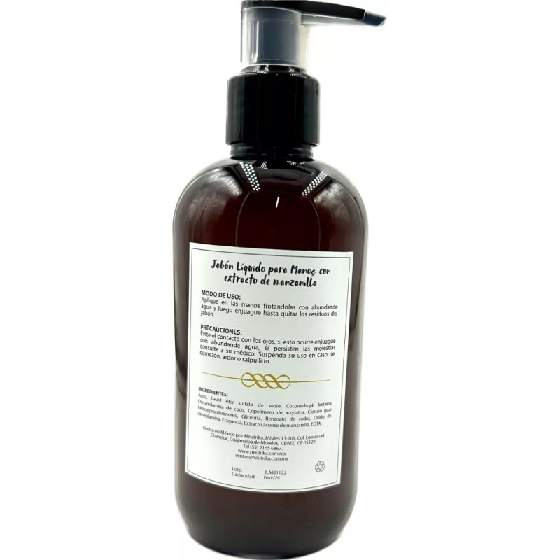 Neutrika Jabón Líquido Manos Boutique 250ml - Amenidades Hoteleras