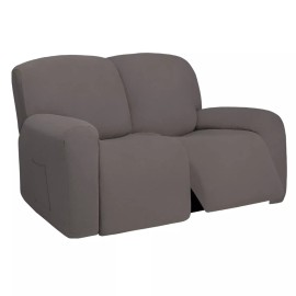 PureFit Super Stretch Loveseat Recliner Sofa Couch Cover with Pocket – 2 Seat...