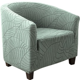 Club Chair Cover, Stretch Barrel Chair Covers Printed Tub Chair Slipcovers Soft Armchair Sofa Cover Removable Couch Furniture Protector Club Chair Cover with Arms (Color : #22)