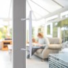 BRIXWELL Die-Cast Handle for Patio Doors in White Finish, 6-5/8"