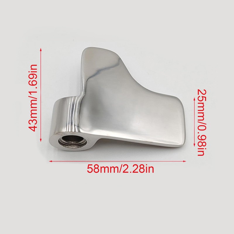 ZAYIUKI Dough Hook, Bread Maker Hook, Stainless Steel Universal Bread