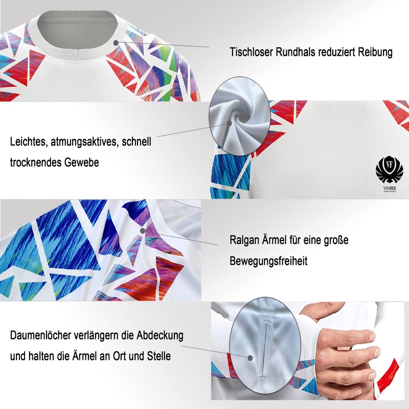 Mens Running Top Long Sleeve UPF 50+ Swimming Vest Sun