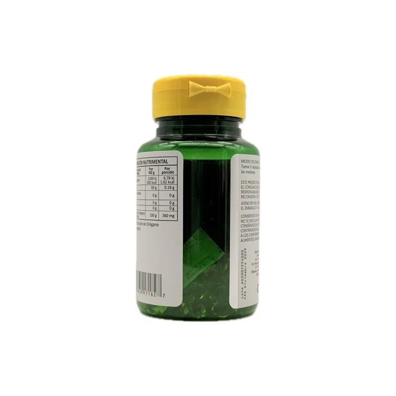 Aceite Orégano 60 Capsulas Energreen 180mg Natural