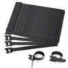 YongHang Cable Ties Resealable Pack of 100 Cable Ties Velcro