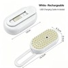 4-in-1 Pet Mist Grooming Brush – Rechargeable Spray Comb for