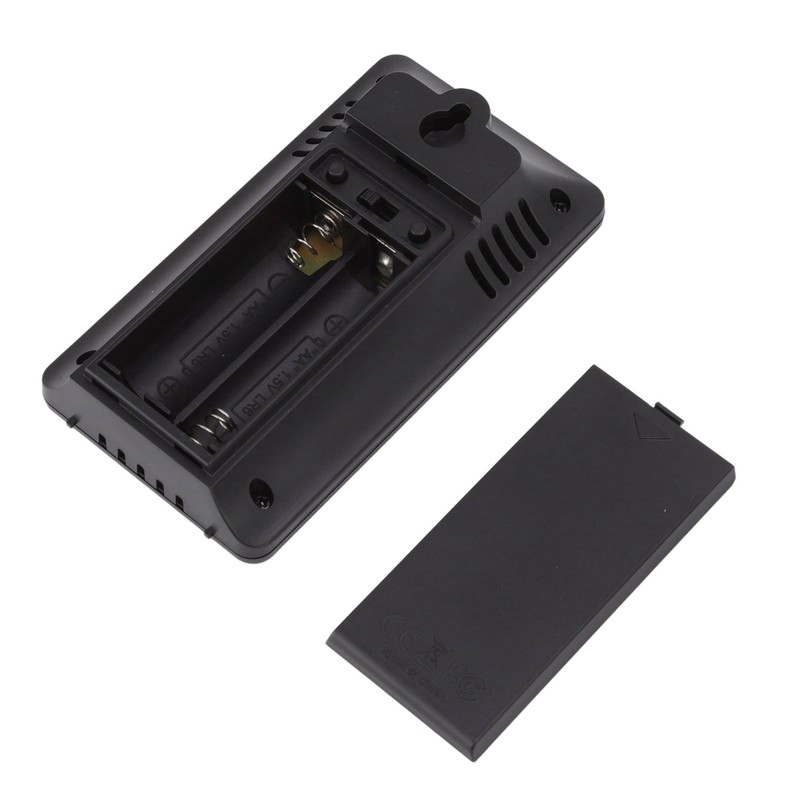 Weather Stations Wireless Indoor Outdoor Color Display Black 3 Channels